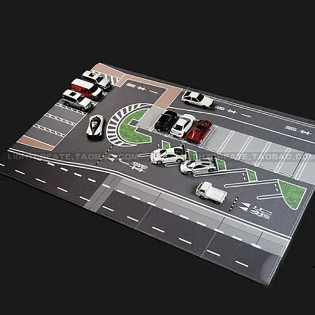1:64 Scale Road Scene Mat for Diecast Cars 7 1:64 Scale Road Scene Mat for Diecast Cars - Image 7