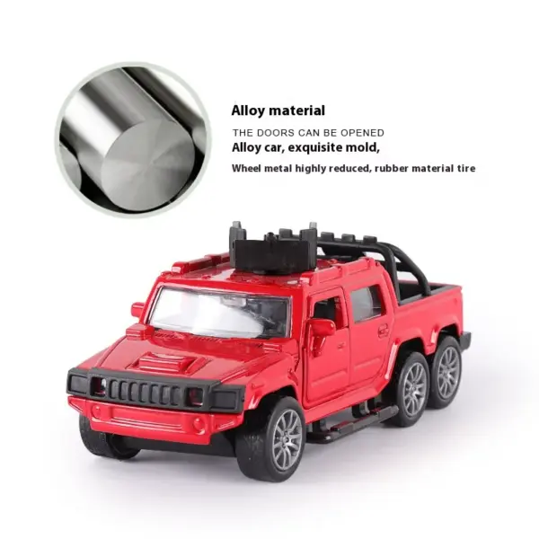 1/36 Scale Military Alloy Vehicle Toy Model - Image 4