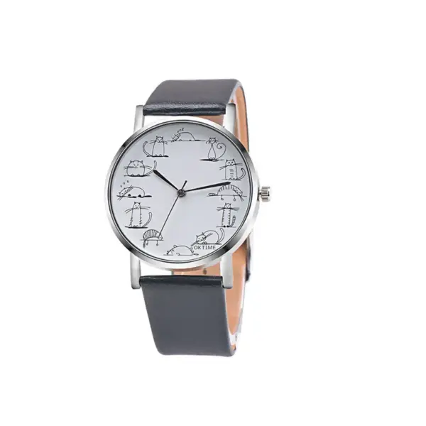 Cat Quartz Wristwatch for Women T-GOER Model 065826 - Image 5