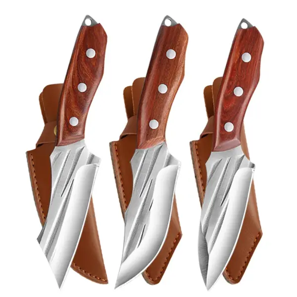 Hand Forged Stainless Steel Cleaver Knife - Image 10