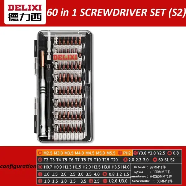 Xiaomi Delixi Mini Screwdriver Set for Devices - Image 10