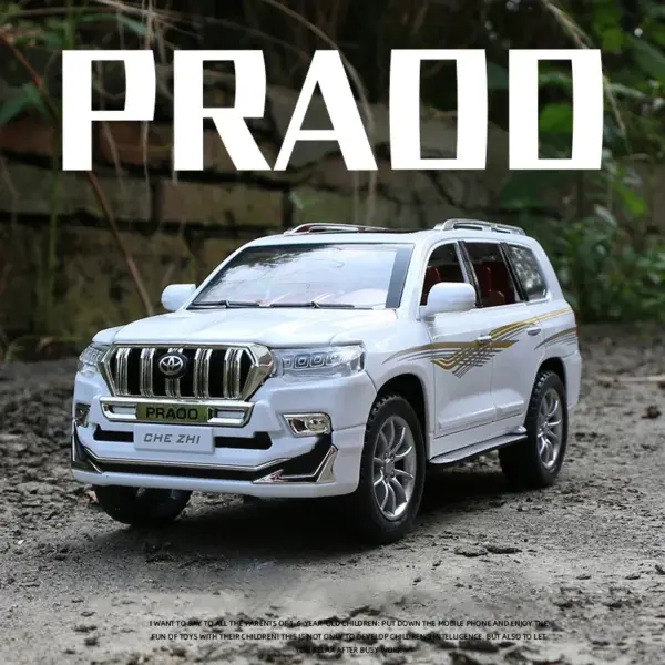 1:24 Alloy Toyota Land Cruiser Prado Model Car