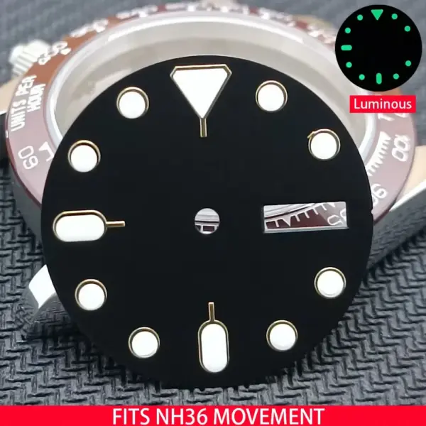 28.5mm Luminous Dial for NH36 Watch Movement - Image 12