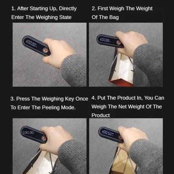 Rechargeable LCD Portable Luggage Scale 30kg - Image 5