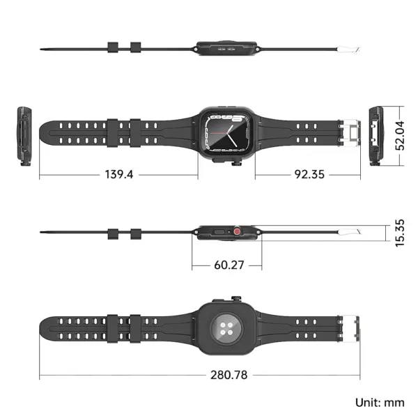 Waterproof Case for Apple Watch S7/S8 45mm - Image 4