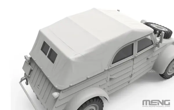 MENG 1/35 German Kübelwagen Type 82 Model Kit - Image 4