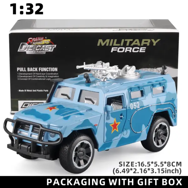 1:32 Scale Tiger Military Vehicle Model - Image 7