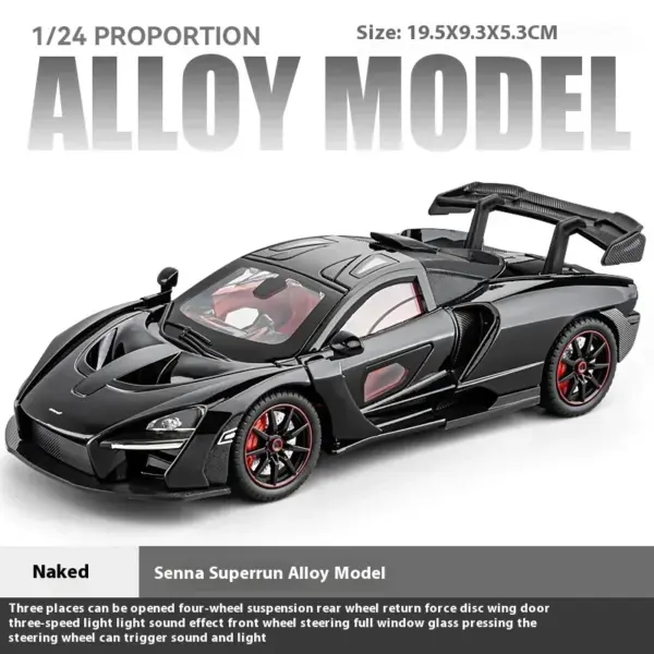 1:24 McLaren Senna Diecast Car Model - Image 8