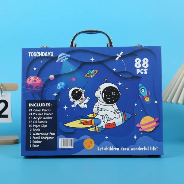 88 Piece Colored Drawing Pen Set - Image 8