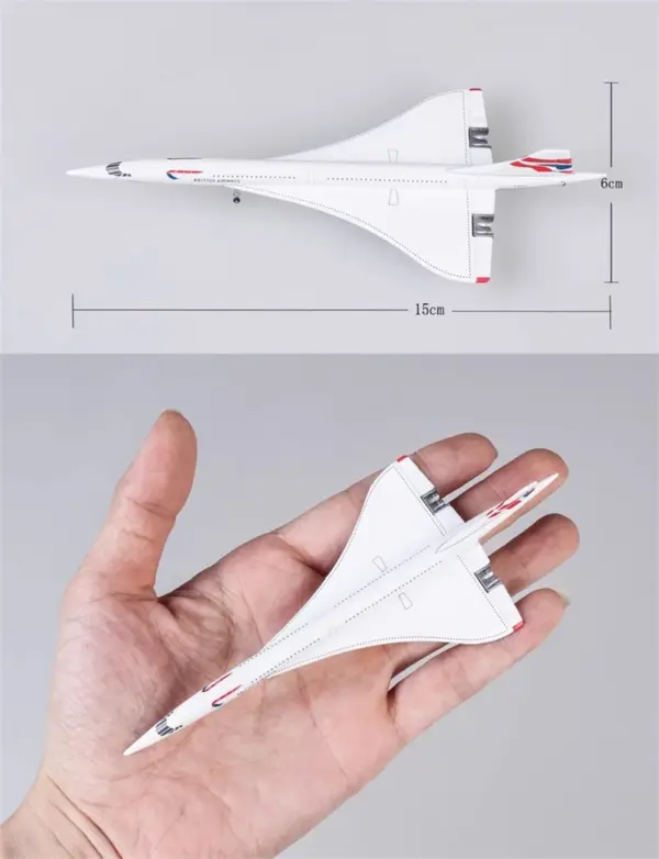 1:400 Scale Concorde Plane Model Collectible - Image 6