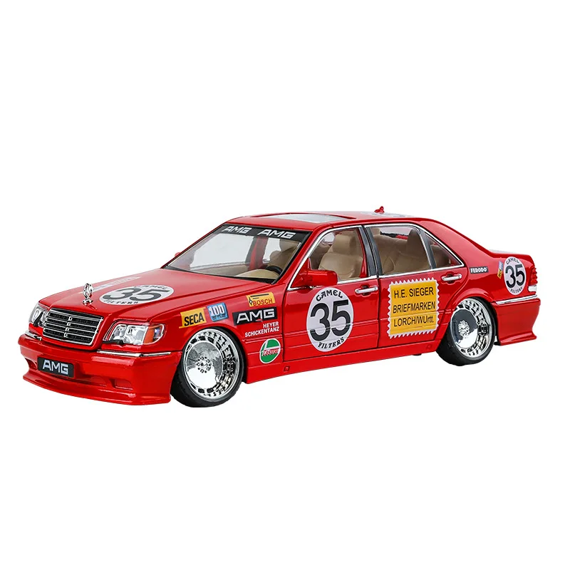1:24 Mercedes-Benz W140 Diecast Model Car 5 1:24 Mercedes-Benz W140 Diecast Model Car - Image 5