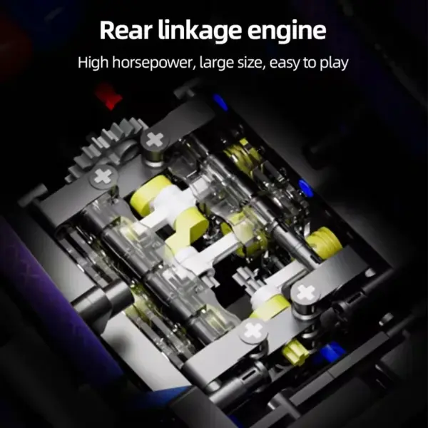 Cyberpunk Sports Car Building Block Set 1611PCS - Image 4