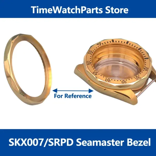 41mm Stainless Steel Seamaster Bezel for Seiko - Image 3