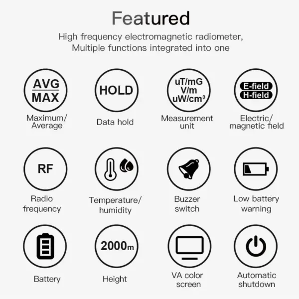 EMF02R Electromagnetic Field Radiation Meter - Image 3