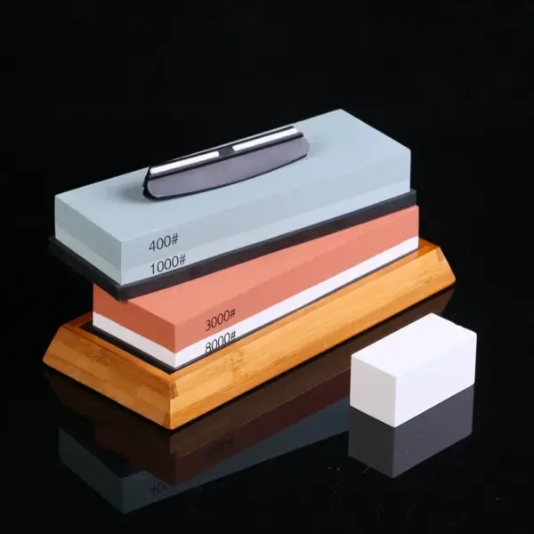 Dual-Sided Whetstone Knife Sharpener Set - Image 5