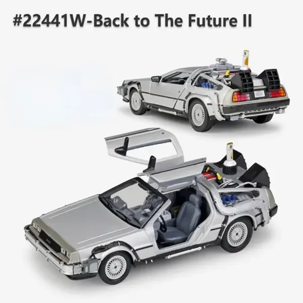 WELLY 1:24 Diecast DMC-12 DeLorean Model - Image 4