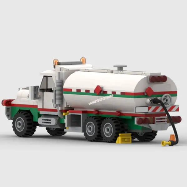 361PCS DIY Octan Fuel Truck Building Set - Image 4