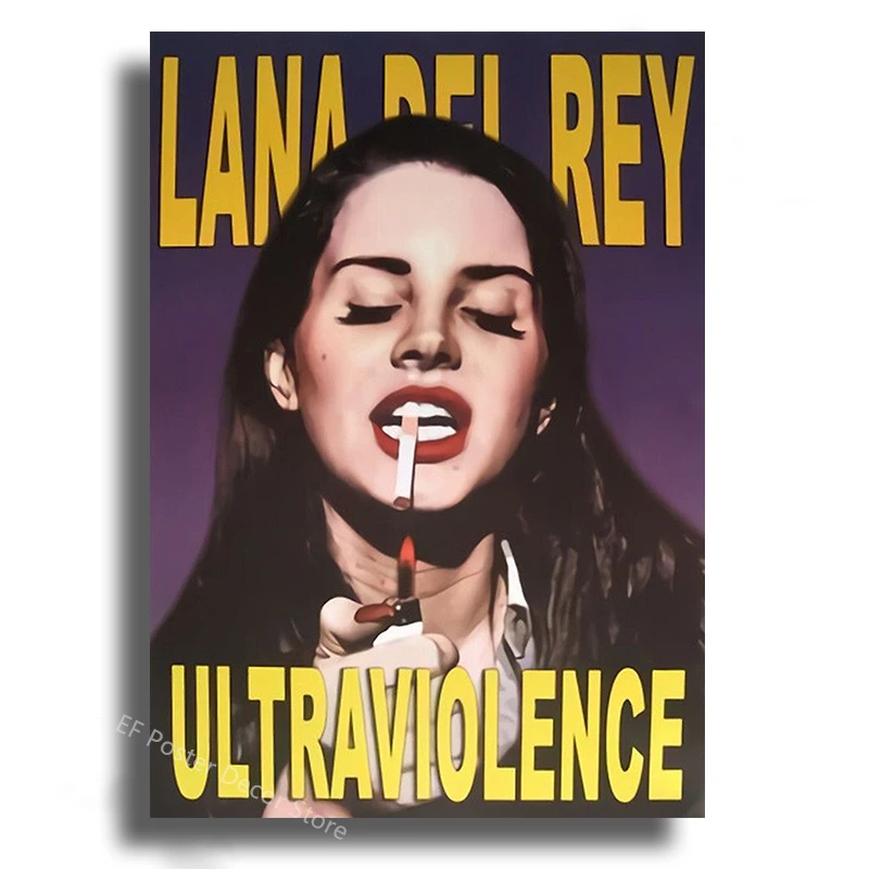 Lana Del Rey Aesthetic Art Poster Unframed 9 Lana Del Rey Aesthetic Art Poster Unframed - Image 9