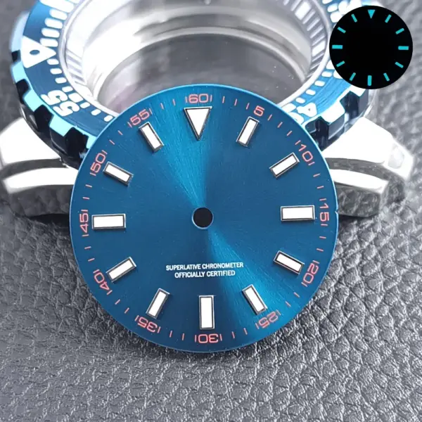 28.5MM Blue-Green Luminous Watch Dial - Image 9