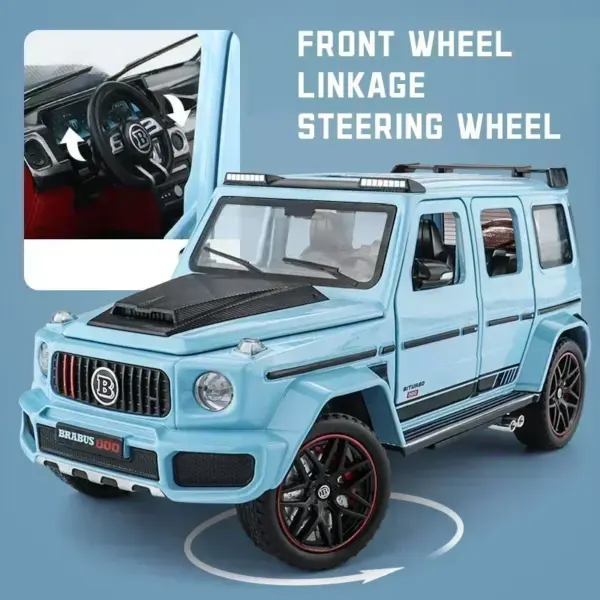 1:24 Mercedes Benz BRABUS G800 Diecast Model Car - Image 4