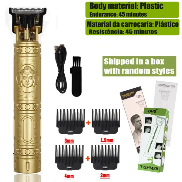 OHS T9 Hair Clipper Rechargeable Trimmer - Image 7