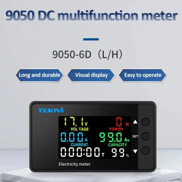 6-in-1 Digital Power Meter for DC/AC Testing - Image 2