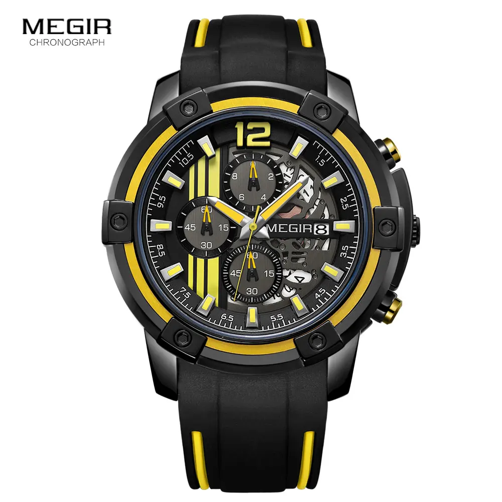 Megir MN2097 Men's Chronograph Sports Watch 3 Megir MN2097 Men's Chronograph Sports Watch - Image 3