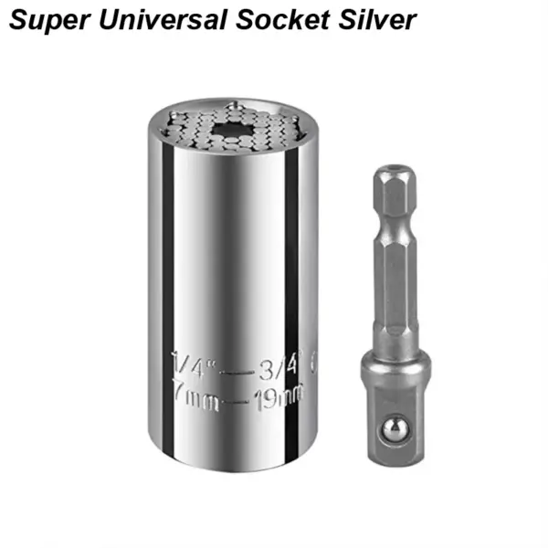 Universal Socket Wrench Set with Power Drill Adapter - Image 10
