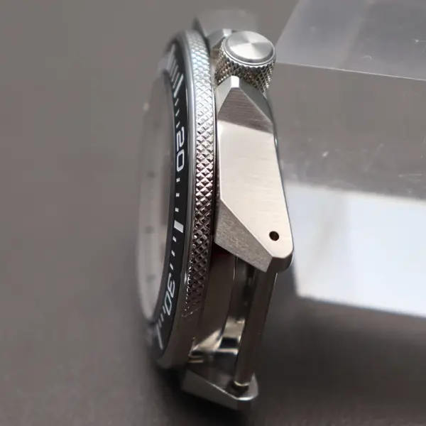 Modified Seiko Samurai Watch Case with Sapphire Glass - Image 4