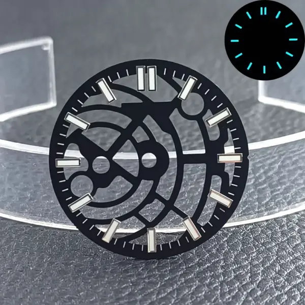 28.5mm Luminous Watch Dial for NH70 Movement - Image 2