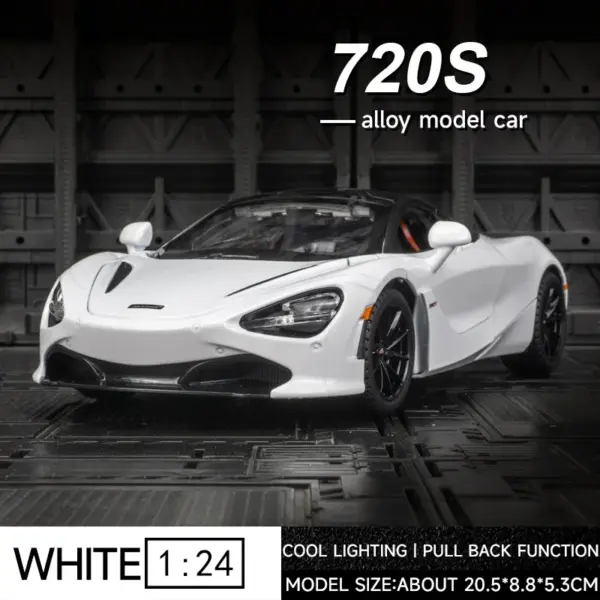 1:24 McLaren 720S Diecast Alloy Model Car - Image 13