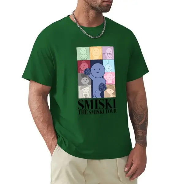 Smiski Eras Cotton T-Shirt for Unisex - Image 5