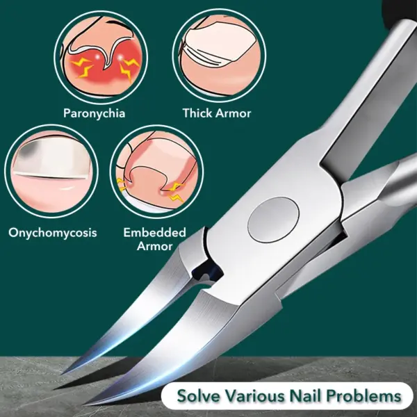 Professional Stainless Steel Toenail Clipper - Image 3