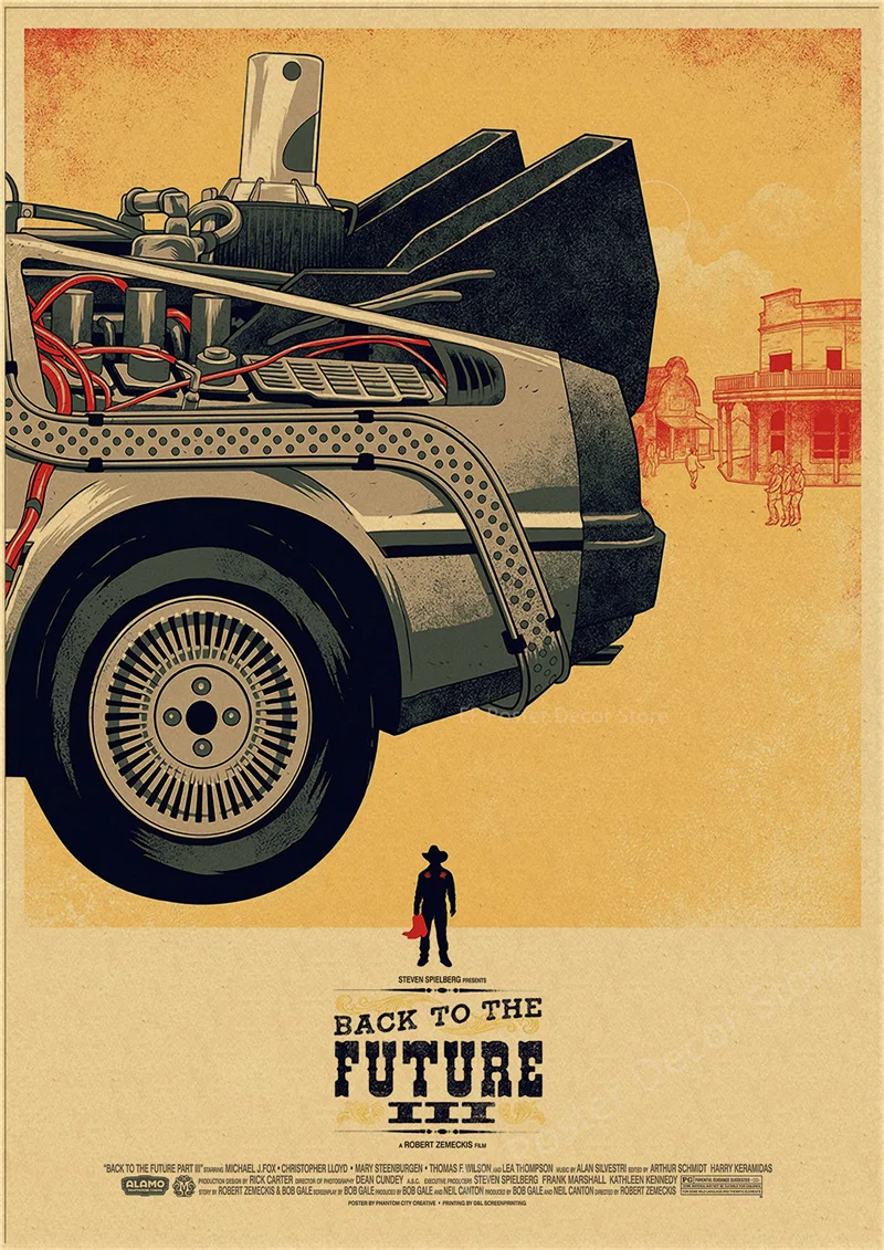 Vintage Back To The Future Movie Poster Print 46 Vintage Back To The Future Movie Poster Print - Image 46