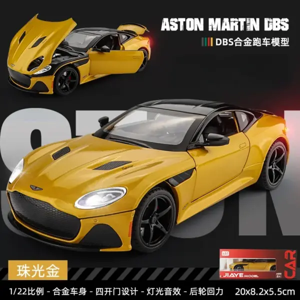 1:24 Aston Martin Superleggera Diecast Car Model - Image 7