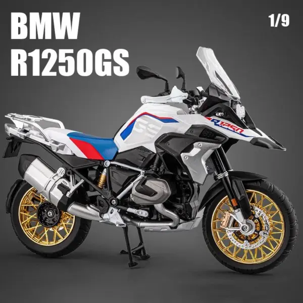 BMW R1250 GS ADV Diecast Motorcycle Model - Image 8