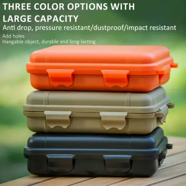 Waterproof Airtight Camping Survival Storage Box - Image 2