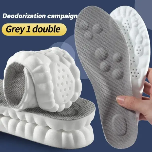 Breathable Shock-Absorbing Sports Insoles Pair