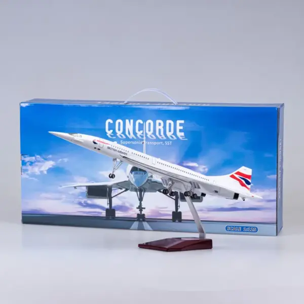 1:125 Scale British Airways Concorde Model