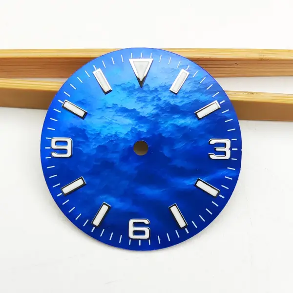 28.5mm Green Luminous Watch Dial for NH35 - Image 11