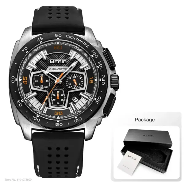 Megir MN2056GREBK-1N0 Quartz Chronograph Watch - Image 8