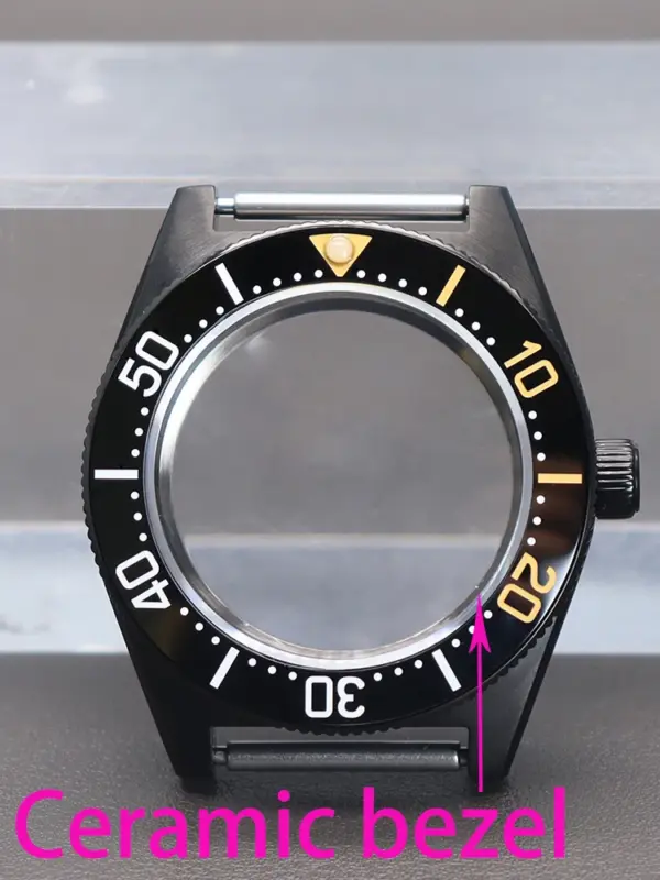 Modified Seiko Watch Case Black Tiger Whale 40mm - Image 13