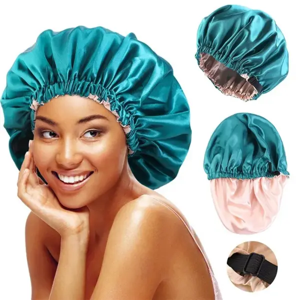 Large Satin Bonnet for Women Night Use