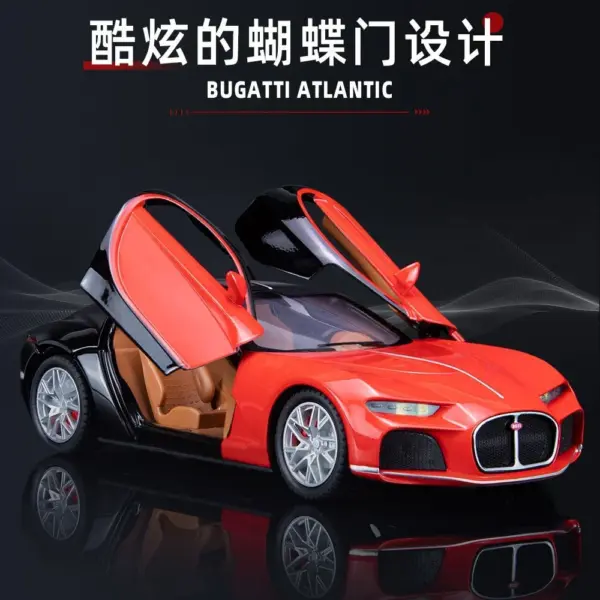 1:24 Bugatti Atlantic Diecast Model Car - Image 4