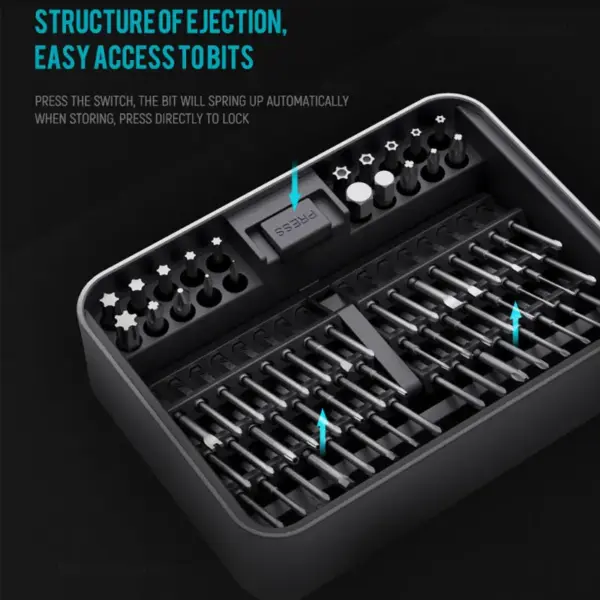 100-Piece Precision Screwdriver Set with Case - Image 3