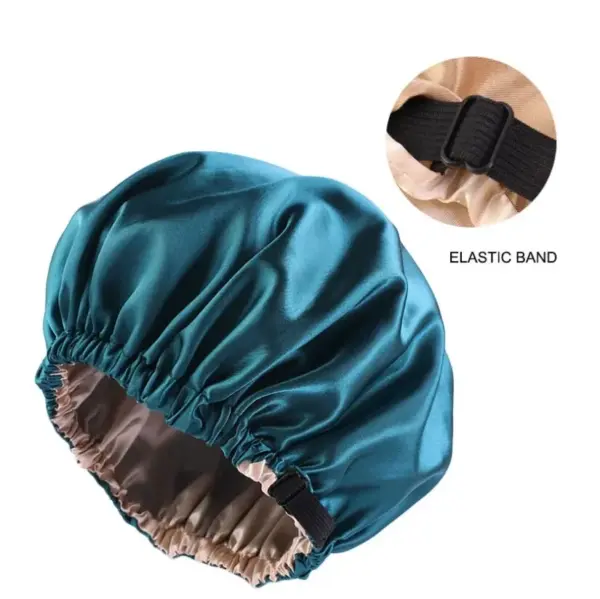 Large Satin Bonnet for Women Night Use - Image 5