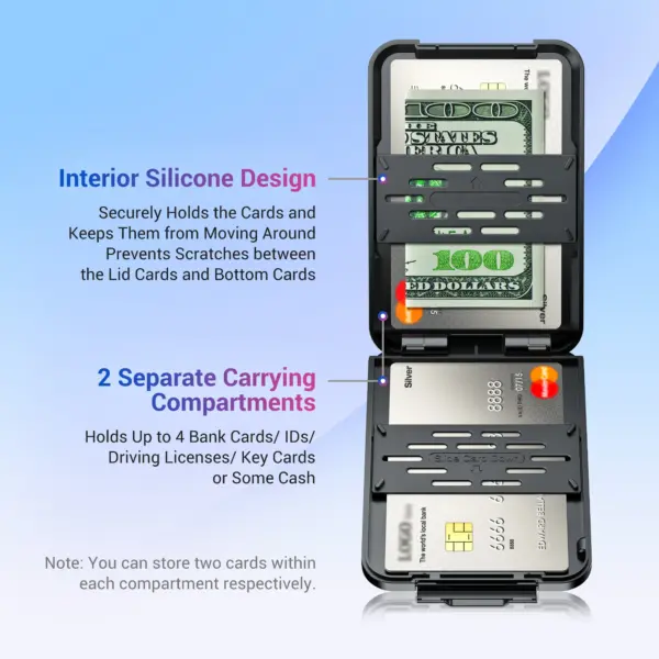 Magnetic Wallet with RFID for iPhone 11-15 - Image 2