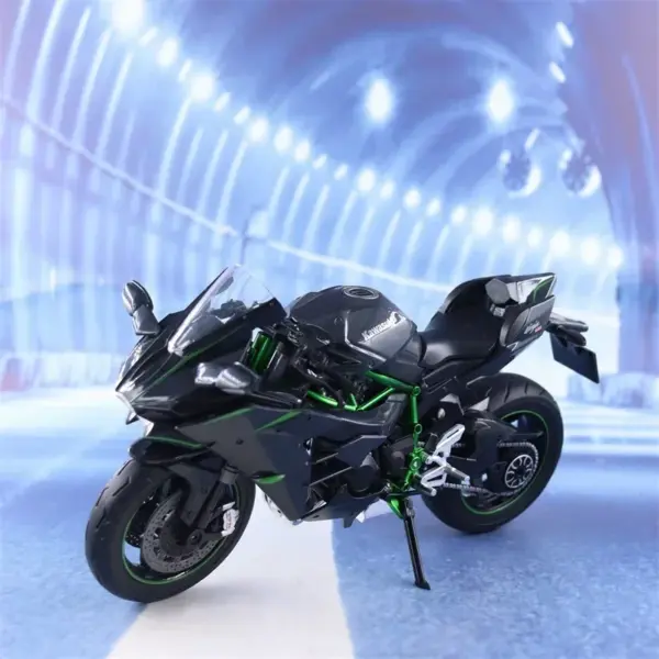 Kawasaki Ninja H2R Diecast Alloy Motorcycle - Image 8