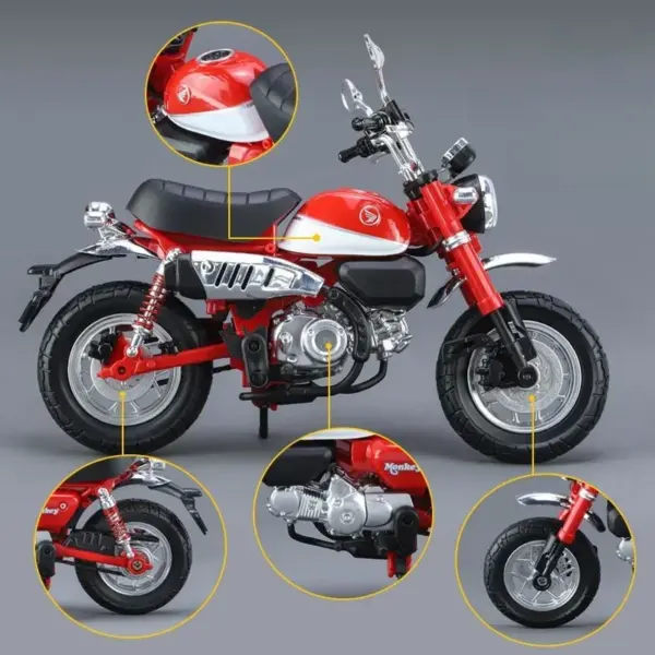 1:12 Honda Monkey Diecast Motorcycle Model - Image 6