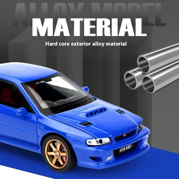 1:32 Subaru Impreza WRX STI Diecast Model Car - Image 3